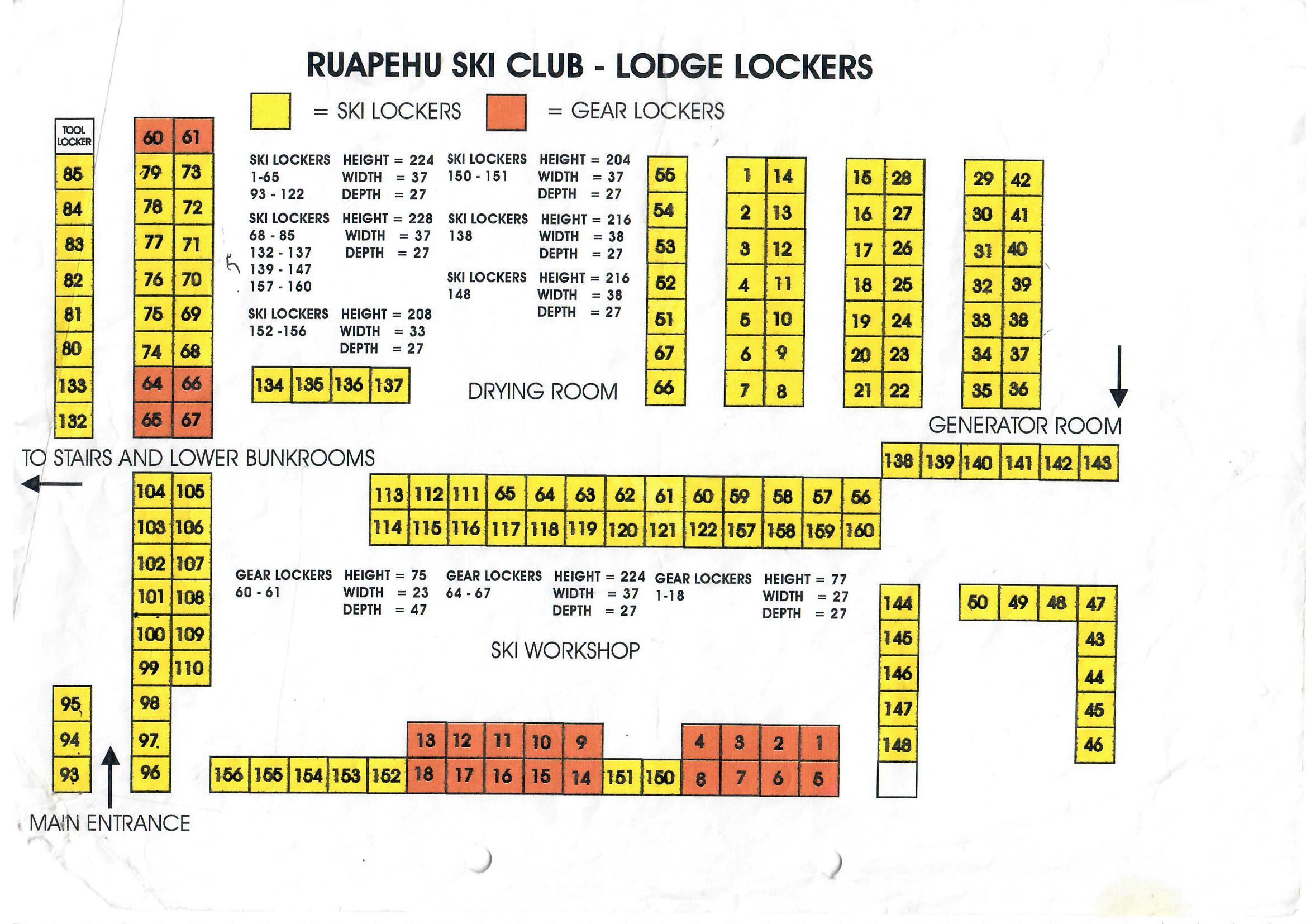 Lodge lockers Low